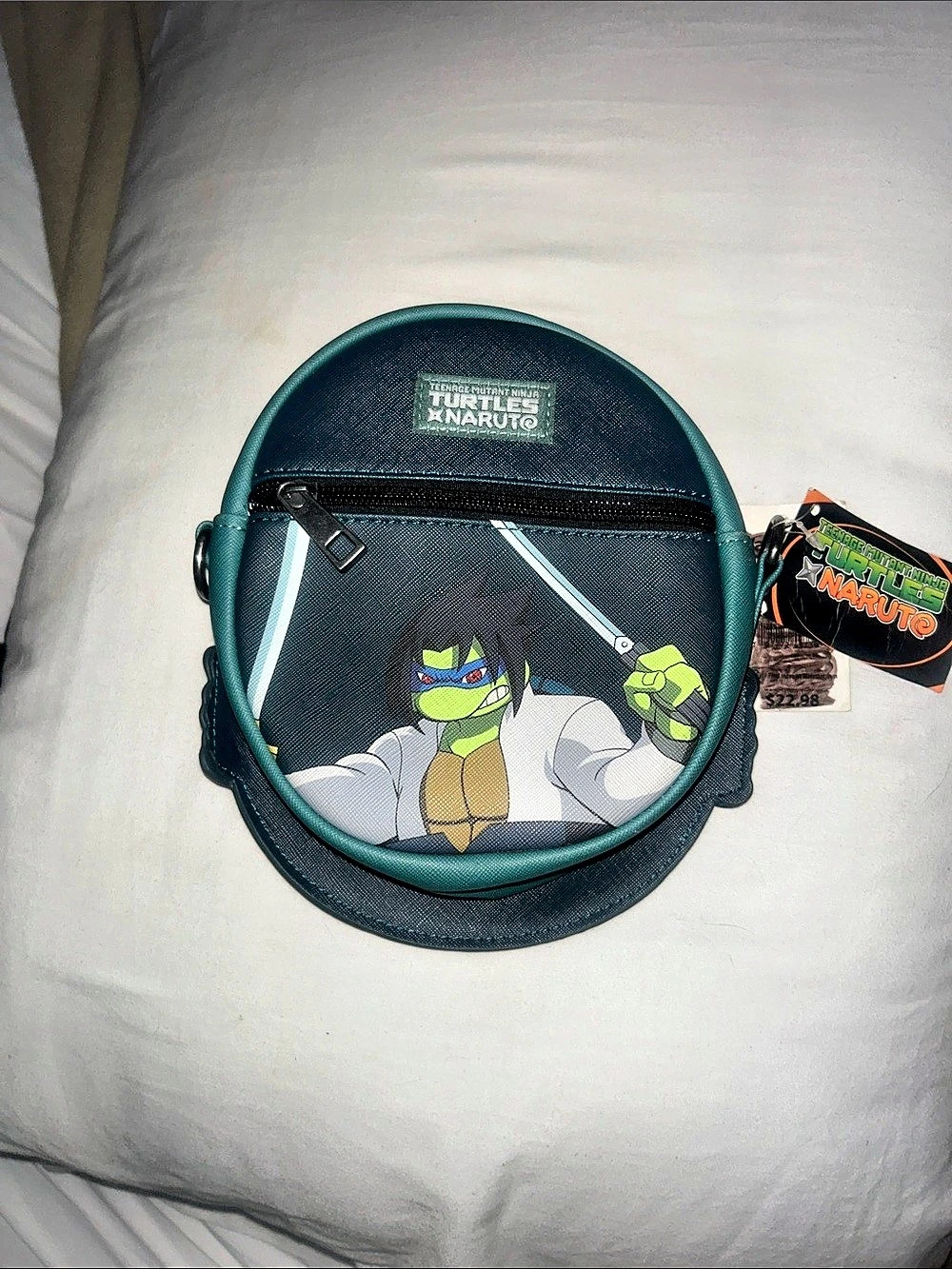 Naruto Ninja Turtles crossbody bag Crossbody Bag in Blue & Purple NWT